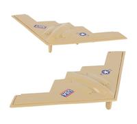 TimMee Air Strike B-2 Stealth Bomber Jets - 2 pz Tan Plastica Army Men Aerei