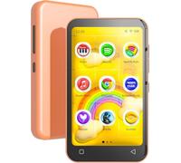 TIMMKOO Lettore MP3 per bambini da 16 GB con Bluetooth e WiFi, controllo genitori, lettore musicale da 4 pollici con Spotify, udibile fino a 1 TB (arancione)