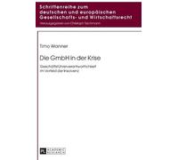 Timo Wanner Die GmbH in der Krise (Copertina rigida)