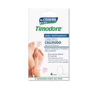 Timodore, Cerotto Callifugo per Duroni, Indicati per Estirpare Rapidamente i Calli dei Piedi Senza Dolore, Adatto Anche per le Mani, 100% Made in Italy, Dermatologicamente Testato, 4 pz