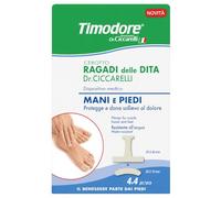 Timodore Dr. Ciccarelli Cerotti per Ragadi delle Dita Mani e Piedi, Tecnologia Idrocolloidale, Resistenti all’Acqua, Proteggono e Alleviano il Dolore, 2 Formati, 8 Applicazioni