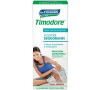 Timodore, Polvere Deodorante, Azione Assorbente e Antisudore, Risposta Ideale al Problema dell'Eccessiva Sudorazione, Protezione Antibatterica, 100% Made in Italy, Dermatologicamente Testato, 250 gr