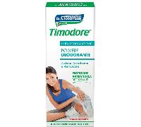 Timodore, Polvere Deodorante, Azione Assorbente e Antisudore, Risposta Ideale al Problema dell'Eccessiva Sudorazione, Protezione Antibatterica, 100% Made in Italy, Dermatologicamente Testato, 250 gr