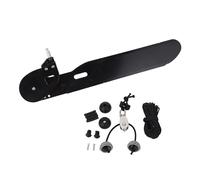 Timone per canoa in lega di alluminio, timone per kayak con kit di attrezzatura per il controllo della direzione con i piedi, di governo pieghevole e leggero per canoe, bar