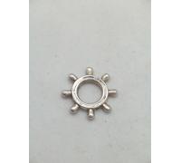 TIMONE: Spilla da giacca (pins) in ARGENTO 925 - mis. piccola - marina - mare -