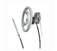 Timoneria T85 standard type Ultraflex coprimozzo nero