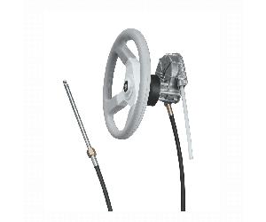 Timoneria T85 standard type Ultraflex coprimozzo nero