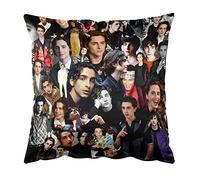Timothee Chalamet Photo Collage Federa quadrata per cuscino
