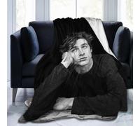 Timothee Star Chalamet Coperta in morbido pile Coperte per arredamento Divano Ufficio Auto Casa, Accogliente peluche Campeggio Yoga Decorazione da viaggio Coperta da spiaggia Regalo 50"x40"