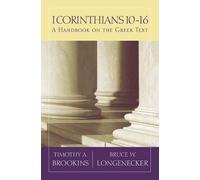 Timothy A. Brookins Bruce W. Longenecker 1 Corinthians 10-16 (Tascabile)