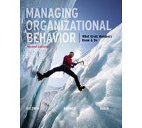 Timothy Baldwin Bill Managing Organizational Behavior: What Great (Tascabile)