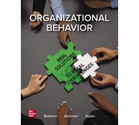 Timothy Baldwin Loose Leaf for Organizational Behavior: (Rilegatura flessibile)