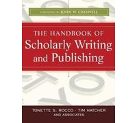 Timothy Gary Hatcher Tonette The Handbook of Scholarly Writing and P (Tascabile)