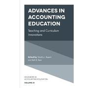 Timothy J. Rupert Advances in Accounting Education (Copertina rigida)