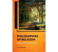 Timothy Knepper Philosophies of Religion (Tascabile)