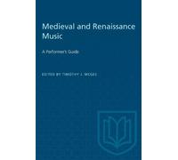 Timothy McGee Medieval and Renaissance Music (Tascabile) Heritage