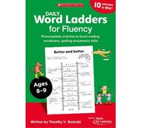 Timothy V. Rasinski Ages 8-9 (Tascabile) Daily Word Ladders for Fluency