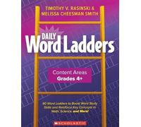 Timothy V Rasinski Melissa Cheesman Smit Daily Word Ladders Content (Tascabile)