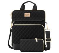 TiMOVO 13" Borsa con Tracolla per iPad Air 13", iPad PRO 13", iPad PRO 12.9", Galaxy Tab S9+/S9 Plus/S10+/S10 Plus/S9 Fe+/S9 Fe Plus 12.4", Remarkable Paper PRO 11.8", Nero