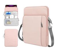 TiMOVO 13 Pollici Custodia per Tablet con Tracolla per iPad Air 13", iPad PRO 13", iPad PRO 12.9", Galaxy Tab S9+/S9 Plus/S10+/S10 Plus/S9 Fe+/S9 Fe Plus 12.4", Remarkable Paper PRO 11.8", Rosa