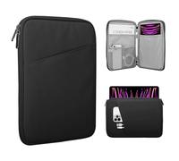 TiMOVO 13 Pollici Tablet Sleeve con Tasca per iPad Air 13", iPad PRO 13", iPad PRO 12.9", Galaxy Tab S9+/S9 Plus/S10+/S10 Plus/S9 Fe+/S9 Fe Plus 12.4", Remarkable Paper PRO 11.8", Nero