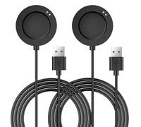 TiMOVO 2 Pezzi Cavi di Ricarica Compatibile con Xiaomi Watch S3/H1/S2, 3,3ft/100cm Cavo di Ricarica Magnetico USB-C di Ricambio per Xiaomi Watch Accessori - Nero