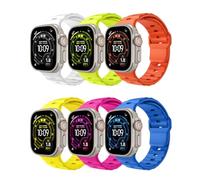 TiMOVO 6 Pezzi Cinturini Compatibili con Apple Watch Ultra 3/2/1 49mm