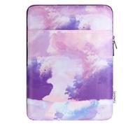 TiMOVO 9-11" Custodia per Tablet, Compatibile con iPad 11" A16 2025, iPad 10,9"/10,2"| Air 11", Galaxy Tab A9+ / A11 Plus 11", Borsa Protettiva Compatibile con Smart Keyboard, Viola di Acquerello