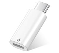 TiMOVO Adattatore da USB C a Pencil per Apple Pencil di 1a Gen, Adattatore di Ricarica da USB C Maschio a Lightning Femmina per iPad di 10a/11a Gen, Caricatore con Connettore Bluetooth, Bianco