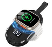 Timovo Caricabatterie Magnetico Da 2500 Mah Compatibile Con Tutti Gli Apple Watch Serie 11/10/9/8/7/6/5/4/Se/Ultra 3/2/1, Power Bank Portatile, Veloce E Compatto Con Display Digitale Per iwatch, Nero