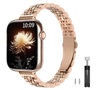 TiMOVO Cinturino Compatibile con Apple Watch Series 11 46mm, Oro Rosa