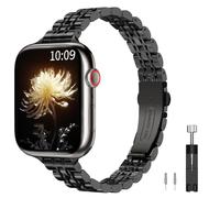 TiMOVO Cinturino Metallo Compatibile con Apple Watch Series 11 46mm, Nero