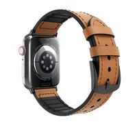 TiMOVO Cinturino per Orologio Compatibile con Apple Watch Series 8 7 6 5 4 3 2 1 SE 38/40/41mm, Bracciale Sportivo a Sgancio Rapido per Donne e Uomini, Marrone