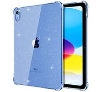 TiMOVO Cover Compatibile con iPad 11 Pollici A16 2025 (11 Generazione)/iPad 10 Generazione 2022 10,9", Custodia Protettiva in TPU Trasparente Morbido Antiurto Sottile e Leggero, Glitter Chiaro