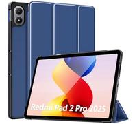 TiMOVO Cover Compatibile con Xiaomi Redmi Pad 2 Pro 12,1 Pollici 2025, Sottile e Leggero, Cover Protettiva a Guscio Posteriore Rigido, Auto Sveglia/Sonno, Blu Marino