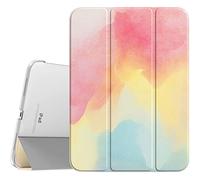 TiMOVO Cover Custodia Compatibile con iPad (A16) 11 Generazione 11 Pollici 2025/iPad 10 Generazione 10,9" 2022, Retro in PC Rigido Semi-Trasparente, Funzione di Auto Sveglia/Sonno, Arcobaleno