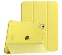TiMOVO Cover Custodia Compatibile con iPad (A16) 11 Generazione 11 Pollici 2025/iPad 10 Generazione 10,9" 2022, Retro in PC Rigido Semi-Trasparente, Auto Sveglia/Sonno, Amarillo Limone