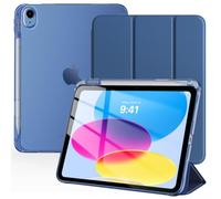 TiMOVO Cover Custodia per iPad A16 11"/10 Gen 10,9", Grigio Blu