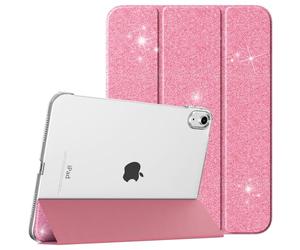 TiMOVO Cover Custodia per iPad A16 11"/iPad 10 Gen 10,9", Rosso con Glitter