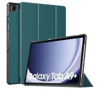 TiMOVO Cover per con Galaxy Tab A9+/A9 Plus 11" 2023 SM-X210/X216/X218, Sottile e Leggero, Cover Protettiva a Guscio Posteriore Rigido, Risveglio Automatico/Sleep, Gemma Verde