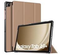 TiMOVO Cover per con Galaxy Tab A9+/A9 Plus 11" 2023 SM-X210/X216/X218, Sottile e Leggero, Cover Protettiva a Guscio Posteriore Rigido, Risveglio Automatico/Sleep, LatteCaffè