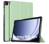 TiMOVO Cover per con Galaxy Tab A9+/A9 Plus 11" 2023 SM-X210/X216/X218, Sottile e Leggero, Cover Protettiva a Guscio Posteriore Rigido, Risveglio Automatico/Sleep, Verde