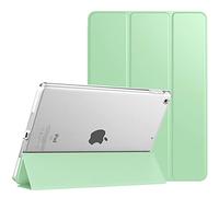 TiMOVO Cover per iPad 9 Generazione 2021/iPad 8 Generazione 2020/iPad 7 Generazione 2019, Custodia con Guscio Posteriore Traslucido Smart Cover con Auto Svegliati/Sonno per iPad 10.2", Verde