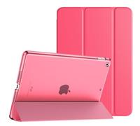 TiMOVO Cover per iPad 9 Generazione 2021/iPad 8 Generazione 2020/iPad 7 Generazione 2019, Custodia con Guscio Posteriore Traslucido Smart Cover con Auto Svegliati/Sonno, Rosa pesca