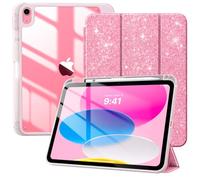 TiMOVO Cover per iPad A16 11. Gen 11"&10. Gen 10,9", Glitter Rosso Anguria