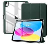 TiMOVO Cover per iPad A16 11. Gen 11"&10. Gen 10,9", Verde notte