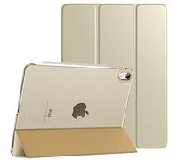 TiMOVO Cover per iPad Air 11" M4/M3/M2, Air 5a/4a Gen 10,9" - Champagne Oro | Retro in PC, Rigido Semi-Trasparente, Auto Sveglia/Sonno