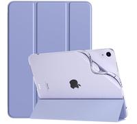 TiMOVO Cover Compatibile con iPad Air 11 Pollici (M4/M3/M2-2026/2025/2024), iPad Air 5/4 Gen 2022/2020 10,9", Custodia con Morbido Posteriore in TPU Smerigliata, Auto Sveglia/Sonno, Lavanda Viola