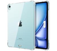 TiMOVO Cover per iPad Air 11 Pollici (M3/M2-2025/2024), Custodia per iPad Air 5a/4a Gen 10,9"(2022/2020), Copertura Protettiva in TPU Trasparente, Supporta Apple Pencil Pro/USB-C, Trasparente