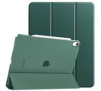 TiMOVO Cover per iPad Air 13 Pollici (M4 2026/M3 2025/M2 2024), Custodia Sottile Con Supporto, Supporta Touch ID, Auto Sveglia/Sonno con Retro Traslucido, Verde Scuro